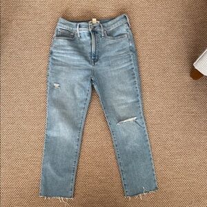 Madewell The Perfect Vintage Jean. Size 27P